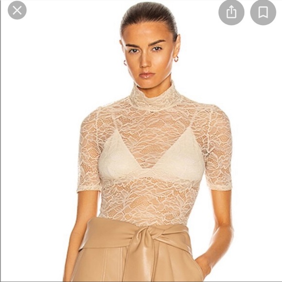 Jonathan simkhai lace Cassandra top - Picture 1 of 6